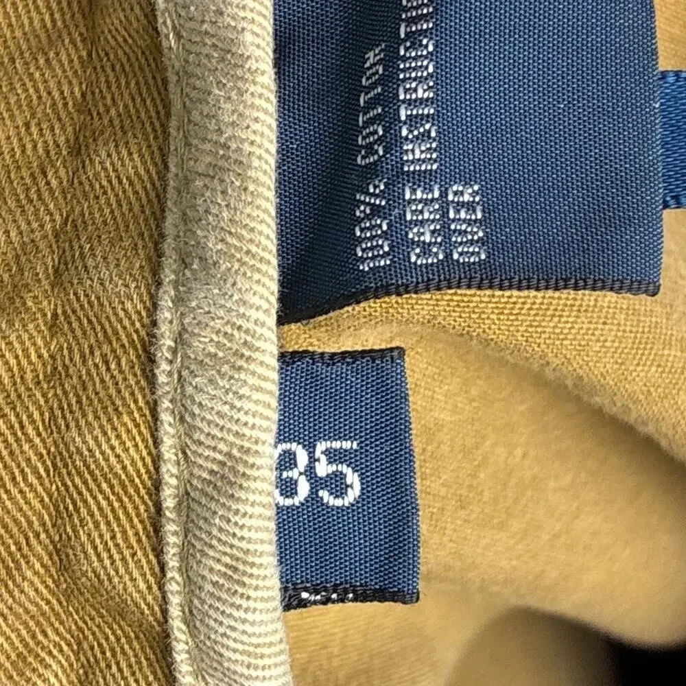 VTG Polo Ralph Lauren Cargo Shorts Mens 35 Tan Y2K Preppy Baggy Skate Military